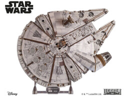 Ugears 3D dřevěná mechanická skládačka Star Wars Millennium Falcon